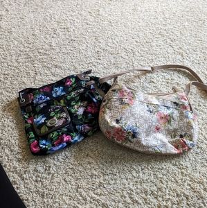 Two Floral Purses